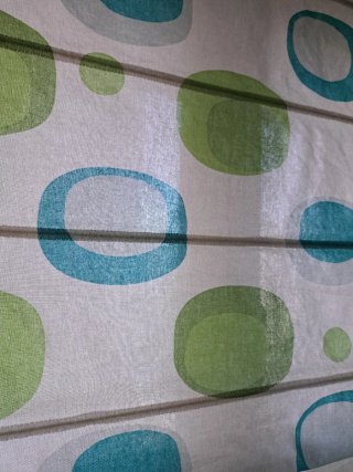 Armario blanco y verde