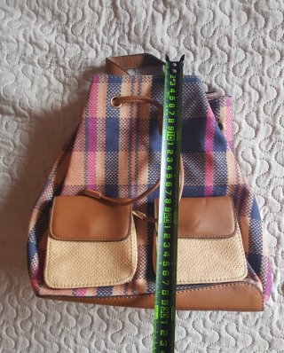 Mochila de mujer cuadros