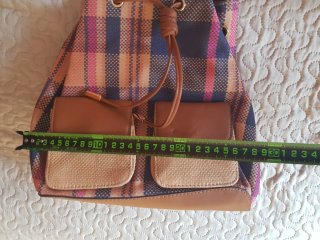 Mochila de mujer cuadros