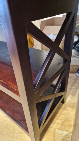 Consola Maisons du Monde Madera Caoba