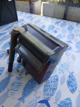 Acuario para tortugas 75x35x25