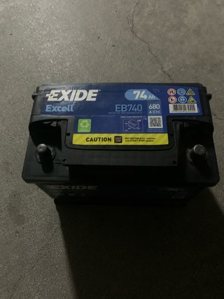 Batería Coche Exide Excell 74Ah