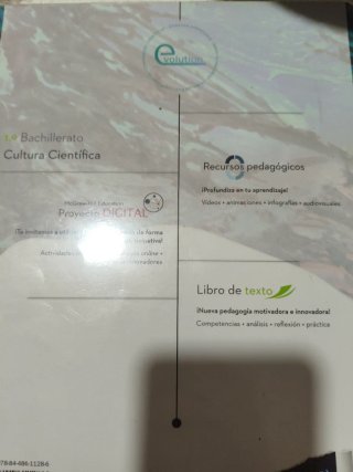Cultura científica 1° de Bachillerato