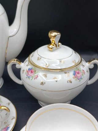 Juego de café porcelana francesa SFP
