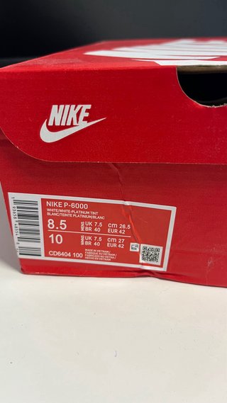 Zapatillas Nike P-6000 Blancas