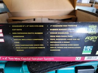 Altavoces Pyle PLS692 6x9 200W 2 vías