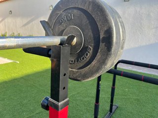 Gimnasio completo: banca, rack , pesas y mas cosas