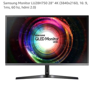 Monitor Samsung LU28H750 28” 4K