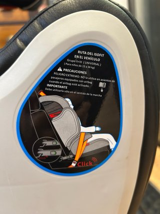 Silla coche grupo 2/3 Isofix + protector