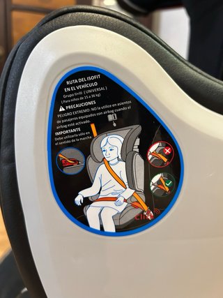 Silla coche grupo 2/3 Isofix + protector