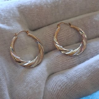 Pendientes Aro Oro 14k