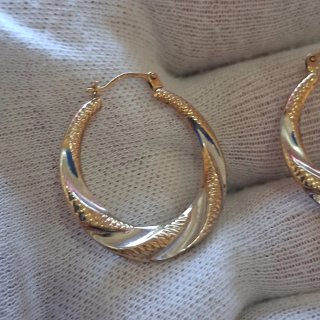 Pendientes Aro Oro 14k