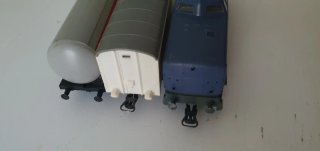 Lima trenini H0 convoglio merci