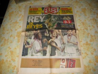 Periódicos Real Madrid Éxitos Deportivos
