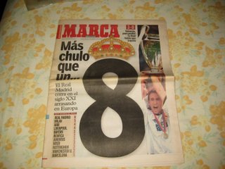 Periódicos Real Madrid Éxitos Deportivos