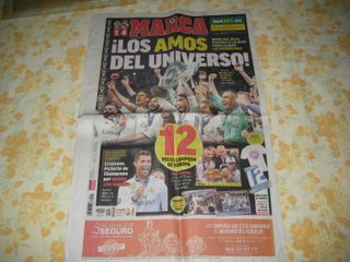 Periódicos Real Madrid Éxitos Deportivos