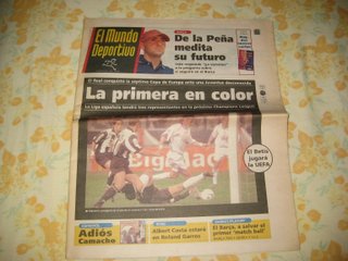 Periódicos Real Madrid Éxitos Deportivos