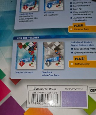 Student + workbook burlington skills 1 bach