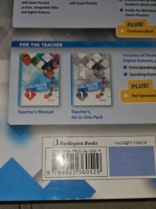 Student + workbook burlington skills 1 bach