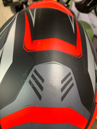 Casco Integral Kappa KV 41 Gris Rojo