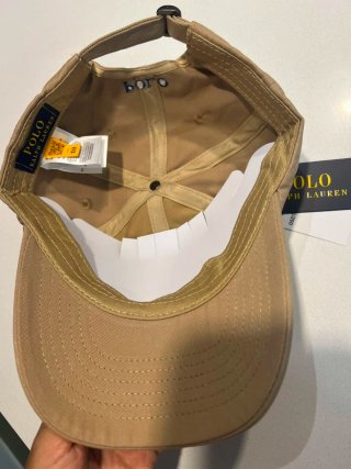 Gorra Ralph Lauren Beige Nueva con Etiqueta
