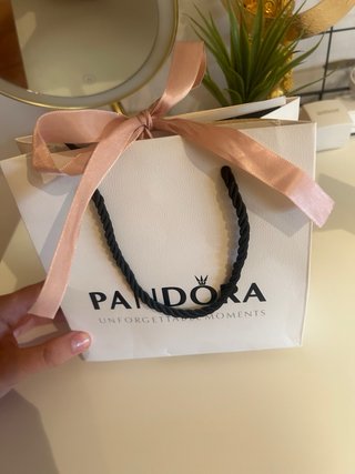 Pendientes Pandora Bañados Oro Rosa 14k