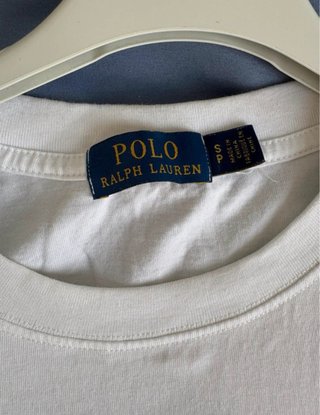 Camiseta Polo Ralph Lauren Oso Tenista Blanca