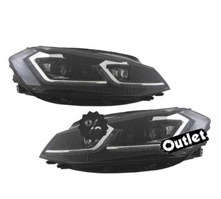 HG FAROS FULL LED DINAMICOS VOLKSWAGEN VW GOLF 7.5 17-19 LOO