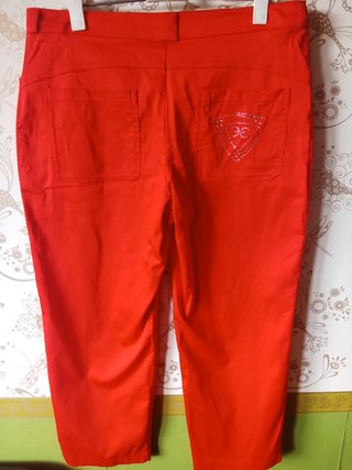 Pantalón tobillero Escola rojo