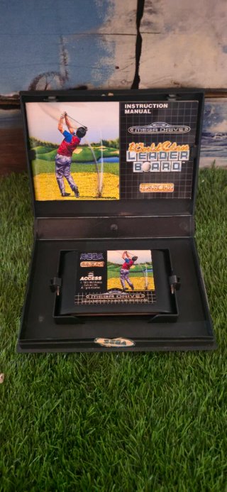 Juego Sega Mega Drive World Class Leader Board