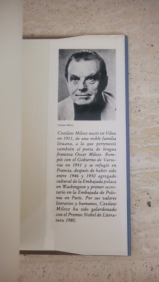 El poder cambia de manos Czeslaw Milosz