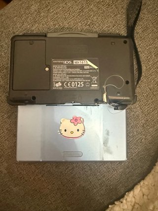 Nintendo DS Fat Rosa/Plateado