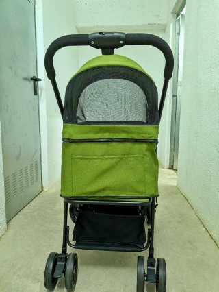 Cochecito para perros 2 en 1 hasta 20 kg plegable