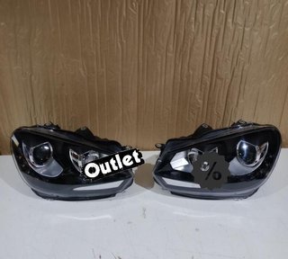 HG FAROS VOLKSWAGEN VW GOLF 6 FONDO NEGRO DRL R012817C14