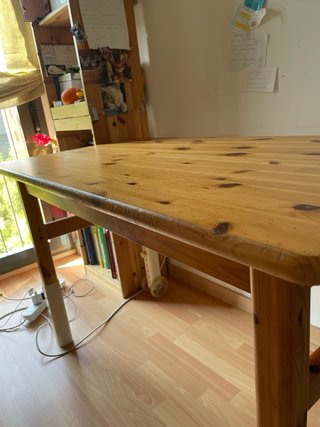 Escritorio de madera FLEXA natural