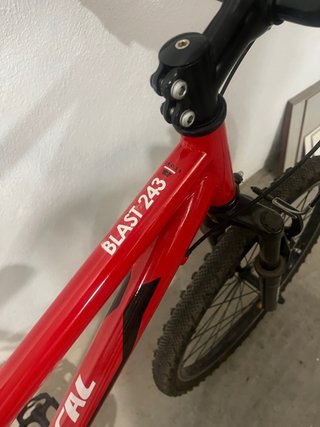 Bicicleta junior 24 roja