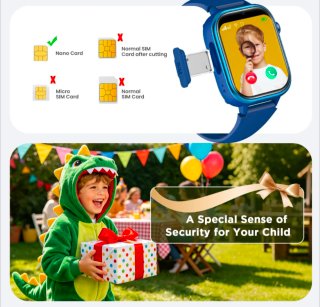 Reloj Inteligente 4G Niño con Videollamada