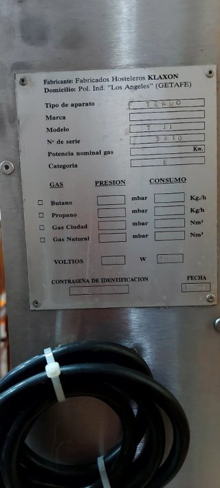 Termo Eléctrico Leche 2 Senos 11L KLAXON