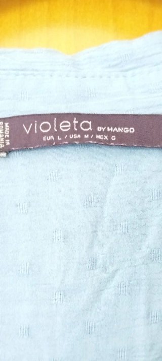 Túnica Violeta by Mango Azul Talla M