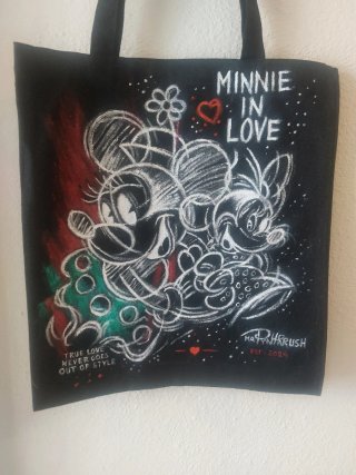 Bolsa Tote Minnie Mouse Pintada