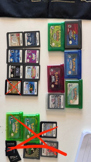 Lote Nintendo DS Lite y GBA Pokémon