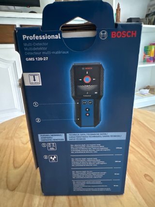 Detector Multiusos Bosch GMS 120-27 PRECINTADO