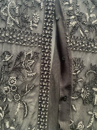 Kimono Zara bordado tul XS/S