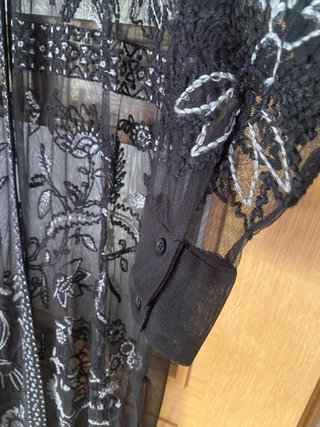 Kimono Zara bordado tul XS/S