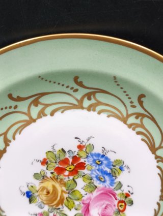 Plato antiguo pintado a mano Limoges