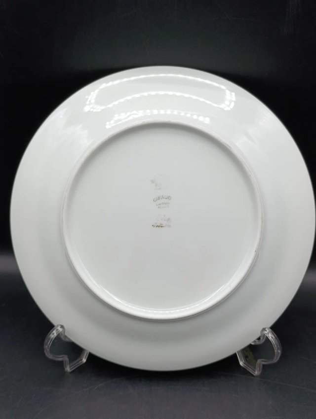 Plato antiguo pintado a mano Limoges