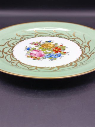 Plato antiguo pintado a mano Limoges