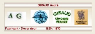 Plato antiguo pintado a mano Limoges