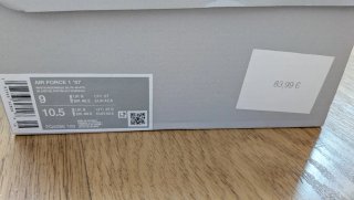 Nike Air Force 1 Talla 9 (42.5). Original en caja.