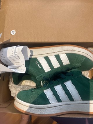 Adidas Campus Verdes Talla 38 Con ticket y caja